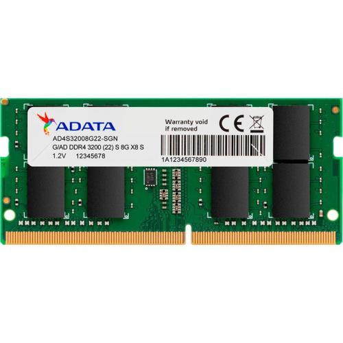 ADATA DDR4 SO-DIMM 8GB CL22 AD4S32008G22-SGN MOD. AD4S32008G22-SGN EAN 4711085930774