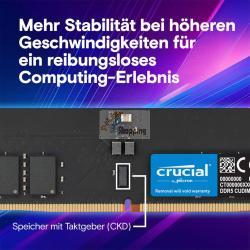 CRUCIAL DDR5-6400 SET 64GB 2X32GB CUDIMM CL52 MOD. CT2K32G64C52CU5 EAN 0649528941077