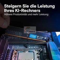 CRUCIAL DDR5-6400 SET 64GB 2X32GB CUDIMM CL52 MOD. CT2K32G64C52CU5 EAN 0649528941077