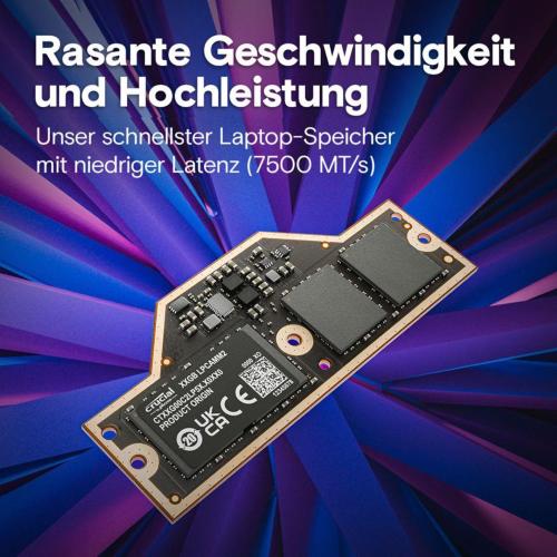 CRUCIAL LPCAMM2 LPDDR5X 32GB MEMORY MOD. CT32G75C2LP5X EAN 0649528945501