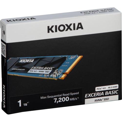 KIOXIA EXCERIA BASIC NVME 1TB M.2 2280 PCIE 4.0 LSF10Z001TG8 MOD. LSF10Z001TG8 EAN 4582761161108