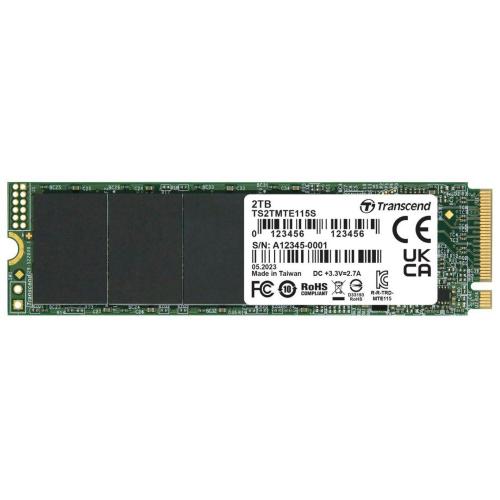 TRANSCEND SSD MTE115S 2TB NVME PCIE GEN3 X4 MOD. TS2TMTE115S EAN 0760557862789