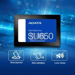 ADATA SATA SSD SU650 1TB SATA III 6.0 R/W 520/450 MOD. ASU650SS-1TT-R EAN 4711085940049