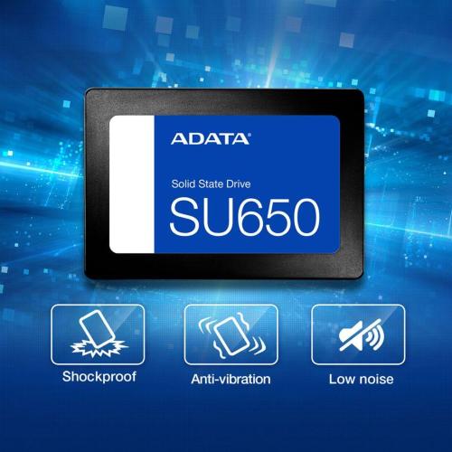ADATA SATA SSD SU650 1TB SATA III 6.0 R/W 520/450 MOD. ASU650SS-1TT-R EAN 4711085940049