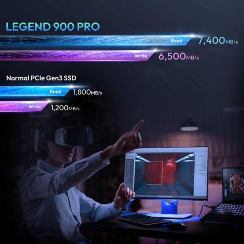 ADATA SSD LEGEND 900 PRO 2TB M.2 PCIE GEN.4X4 R/W 7400/6000 MOD. SLEG-900P-2TCS EAN 4711658150707