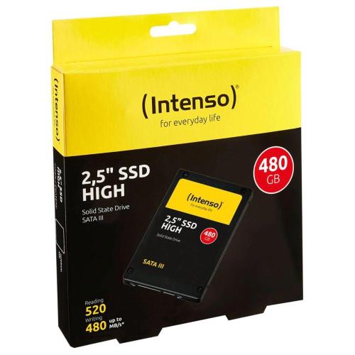 INTENSO HIGH PERFORMANCE 480GB SATA III / SSD 2,5 MOD. 3813450 EAN 4034303023509