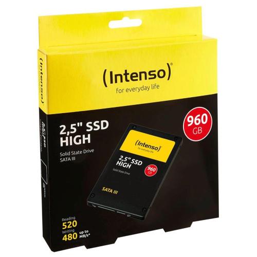 INTENSO HIGH PERFORMANCE 960GB SATA III / SSD 2,5 MOD. 3813460 EAN 4034303023530