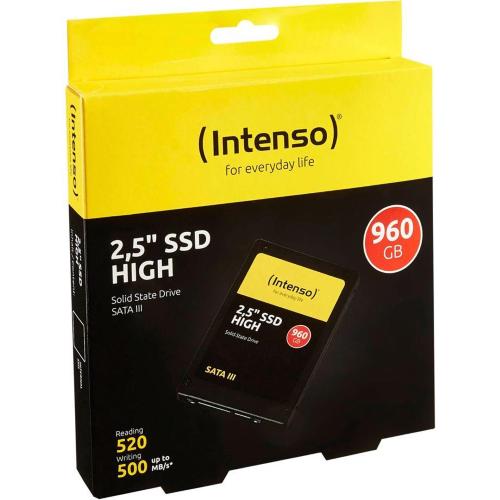 INTENSO HIGH PERFORMANCE 960GB SATA III / SSD 2,5 MOD. 3813460 EAN 4034303023530
