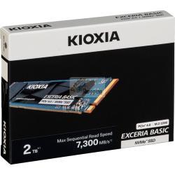 KIOXIA EXCERIA BASIC NVME 2TB M.2 2280 PCIE 4.0 LSF10Z002T8 MOD. LSF10Z002TG8 EAN 4582761161115