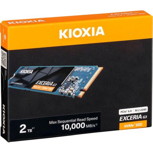 KIOXIA EXCERIA G3 2TB M.2 2280 PCIE 5.0 LVC10Z002TG MOD. LVC10Z002TG8 EAN 4582761161511