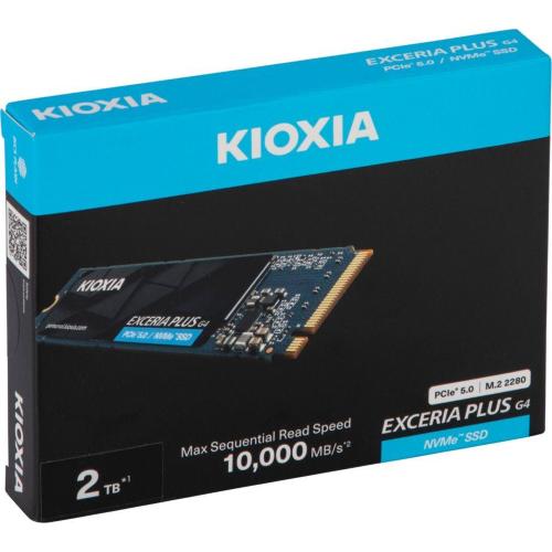 KIOXIA EXCERIA PLUS G4 NVME 2TB M.2 2280 PCIE GEN5X4 BICS FLASH MOD. LVD10Z002TG8 EAN 4582563859982