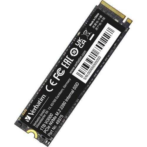 VERBATIM VI3000 M.2 SSD 1TB PCIE NVME 49375 MOD. 49375 EAN 0023942493754