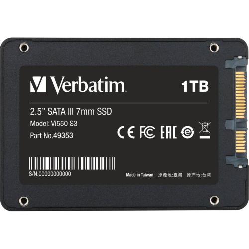 VERBATIM VI550 S3 2,5 SSD 1TB SATA III 49353 MOD. 49353 EAN 0023942493532