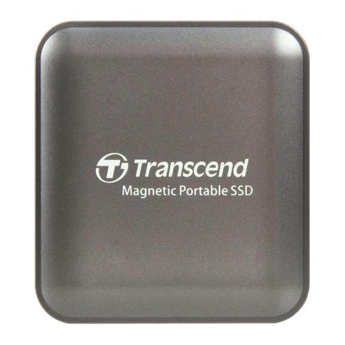 TRANSCEND PORTATILE SSD 2TB MAGNETIC R/W 2000/2000 IRON GRAY MOD. TS2TESD420C EAN 0760557873204