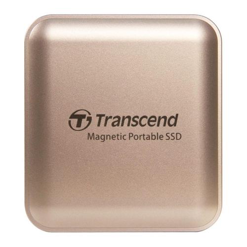 TRANSCEND PORTATILE SSD 4TB MAGNETIC R/W 2000/2000 ORO ROSA MOD. TS4TESD420G EAN 0760557873242
