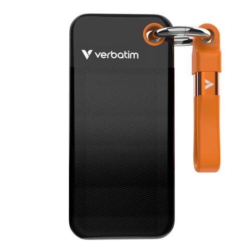 VERBATIM POCKET SSD USB 3.2 1TB NERO/ARANCIO 32193 MOD. 32193 EAN 0023942321934