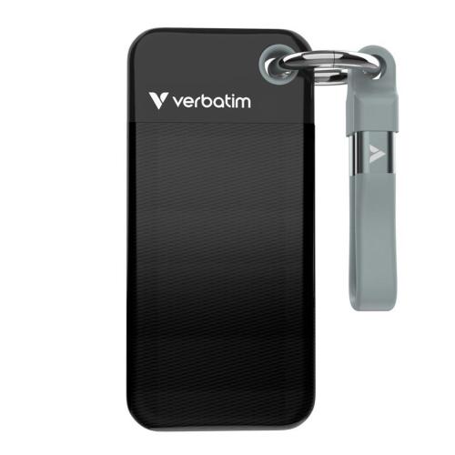 VERBATIM POCKET SSD USB 3.2 1TB NERO/GRIGIO 32190 MOD. 32190 EAN 0023942321903