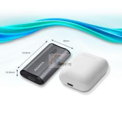 ADATA EXTERNE SSD SE880 2TB ELITE GRIGIO R/W 2000/2000 MOD. AELI-SE880-2TCGY EAN 4711085939593