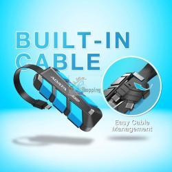 ADATA SSD ESTERNO SC740 500GB PLUG&GO BLU 1050/1000 MIL.STD MOD. SC740-500G-CBU EAN 4711085949851