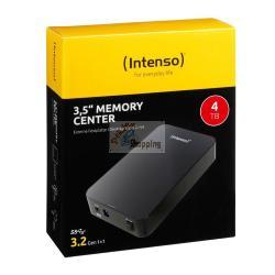 INTENSO MEMORY CENTER 4TB 3,5 USB 3.2 GEN 1X1 NERO MOD. 6031512 EAN 4034303016860