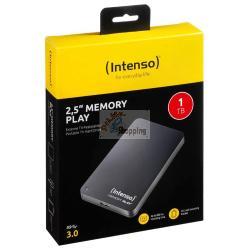 INTENSO MEMORY PLAY 1TB 2,5 USB 3.0 INKL SUPPORTO MOD. 6021460 EAN 4034303020485