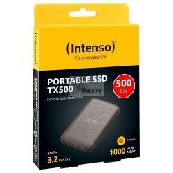 INTENSO SSD ESTERNO TX500 500GB USB 3.2 GEN 2X1 MARRONE MOD. 3827450 EAN 4034303033645