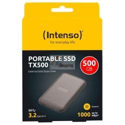 INTENSO SSD ESTERNO TX500 500GB USB 3.2 GEN 2X1 MARRONE MOD. 3827450 EAN 4034303033645