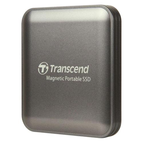 TRANSCEND PORTATILE SSD 1TB MAGNETIC R/W 2000/2000 IRON GRAY MOD. TS1TESD420C EAN 0760557873211