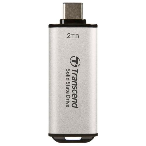 TRANSCEND SSD ESD300S 2TB USB-C ARGENTO MOD. TS2TESD300S EAN 0760557863885