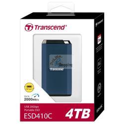TRANSCEND SSD ESD410C 4TB USB-C USB 3.2 GEN 2X2 MOD. TS4TESD410C EAN 0760557864516