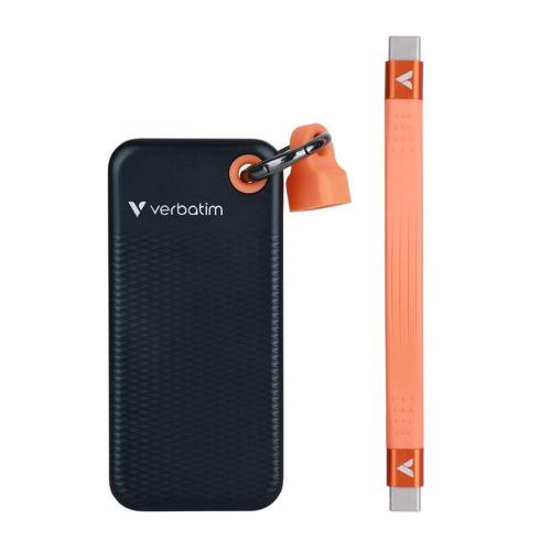 VERBATIM POCKET SSD USB 3.2 1TB NERO/ARANCIO 32193 MOD. 32193 EAN 0023942321934