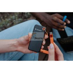 VERBATIM POCKET SSD USB 3.2 1TB NERO/ARANCIO 32193 MOD. 32193 EAN 0023942321934