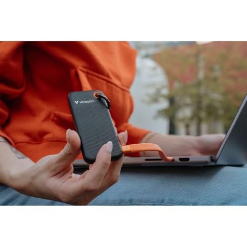 VERBATIM POCKET SSD USB 3.2 1TB NERO/ARANCIO 32193 MOD. 32193 EAN 0023942321934