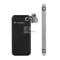 VERBATIM POCKET SSD USB 3.2 1TB NERO/GRIGIO 32190 MOD. 32190 EAN 0023942321903