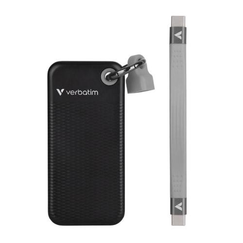 VERBATIM POCKET SSD USB 3.2 1TB NERO/GRIGIO 32190 MOD. 32190 EAN 0023942321903