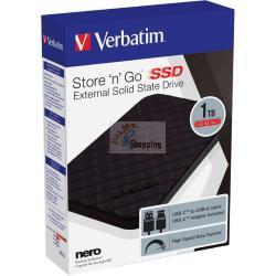 VERBATIM STORE N GO 1TB PORTABLE SSD USB 3.2 53230 MOD. 53230 EAN 0023942532309