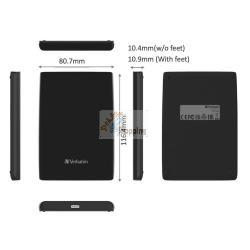 VERBATIM STORE N GO SLIM 1TB PORTABLE SSD USB 3.2 GEN 1 32182 MOD. 32182 EAN 0023942321828
