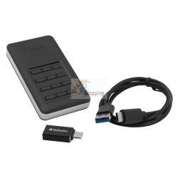 VERBATIM STORE N GO SSD 256GB SECURE PORTABLE USB 3.1 53402 MOD. 53402 EAN 0023942534020