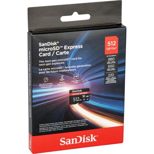 SANDISK MICROSD EXPRESS 512GB SWITCH 2 READY MOD. SDSQXFN-512G-GN4NN EAN 0619659205447