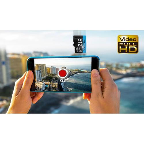 ADATA CARD MICROSDHC 512GB UHS-I CL10 100/20 MB/S W/1 ADAP. MOD. AUSDX512GUICL10A1-RA1 EAN 4711085944085