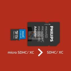 PHILIPS MICROSDXC CARD 512GB CLASS 10 UHS-I U3 INCL. ADATT. MOD. FM51MP65B/00 EAN 4895229114272