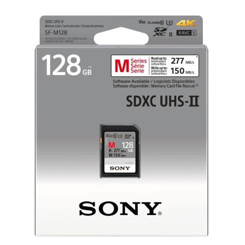 SONY SDXC M SERIES 128GB CLASS 10 UHS-II MOD. SFG1M EAN 0027242898103