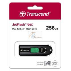 TRANSCEND JETFLASH 790 256GB USB 3.2 TIPO C MOD. TS256GJF790C EAN 0760557849414