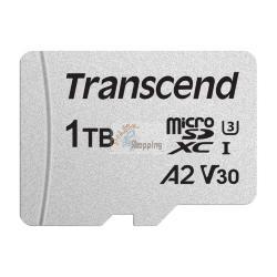 TRANSCEND MICROSDXC 300S-A 1TB CLASS 10 UHS-I U3 V30 A2 MOD. TS1TUSD300S-A EAN 0760557866695