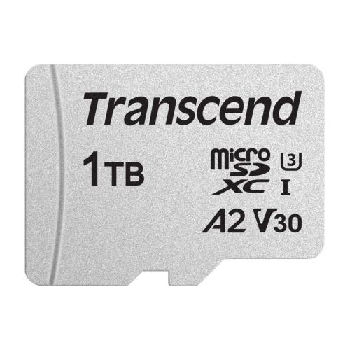 TRANSCEND MICROSDXC 300S-A 1TB CLASS 10 UHS-I U3 V30 A2 MOD. TS1TUSD300S-A EAN 0760557866695
