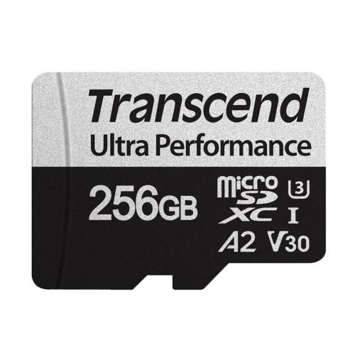 TRANSCEND MICROSDXC 340S 256GB CLASS 10 UHS-I U3 A2 MOD. TS256GUSD340S EAN 0760557849605