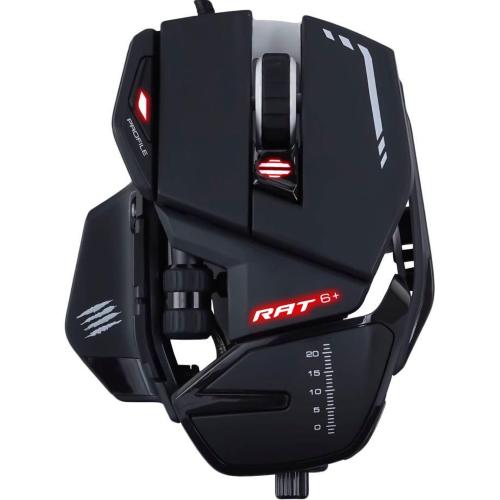 MADCATZ R.A.T. 6+ NERO OPTICAL GAMING MOUSE MOD. MR04DCINBL000-0 EAN 4897093960078