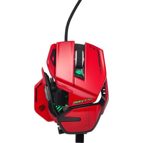 MADCATZ R.A.T. 8+ ADV ROSSO OPTICAL GAMING MOUSE MOD. MR06DCINRD000-0 EAN 4897093960870