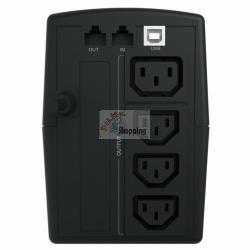 CONCEPTRONIC ZEUS01E 650VA 360W USV, IEC MOD. ZEUS01E EAN 4015867204009