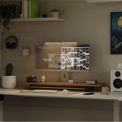 ALOGIC ILLUMINATE LIGHT BAR WITH 4K AUTOFOCUS CAMERA SPACE GREY MOD. ALCMILSGR EAN 9350784102386